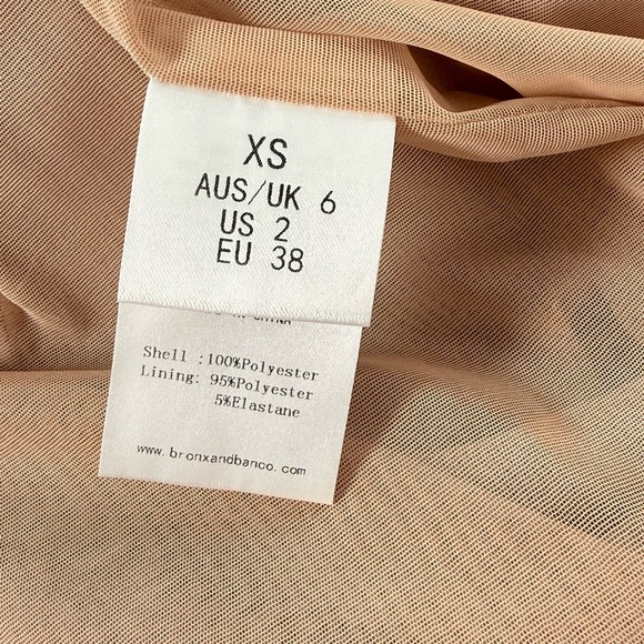 Bronx and Banco Dahlia Floral-Embellished Strapless Gown Size XS - Picture 16 of 16